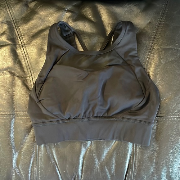 Lululemon, size 4, high neck, adjustable back, removable cups.
